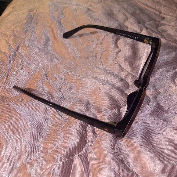 Kate Spade Samantha/s 8079O‎ Black Round Cat Eye Gray Sunglasses 54-20 140 main image 8